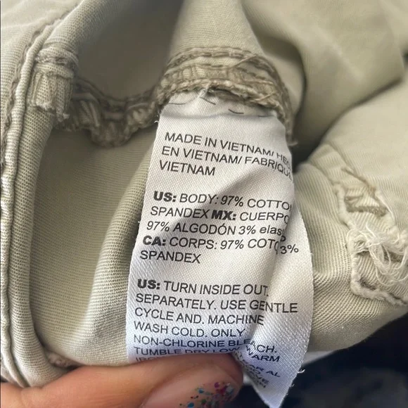 White House Black Market Tan Cargo Jumpsuit Relaxed Fit - Picture 9 of 10